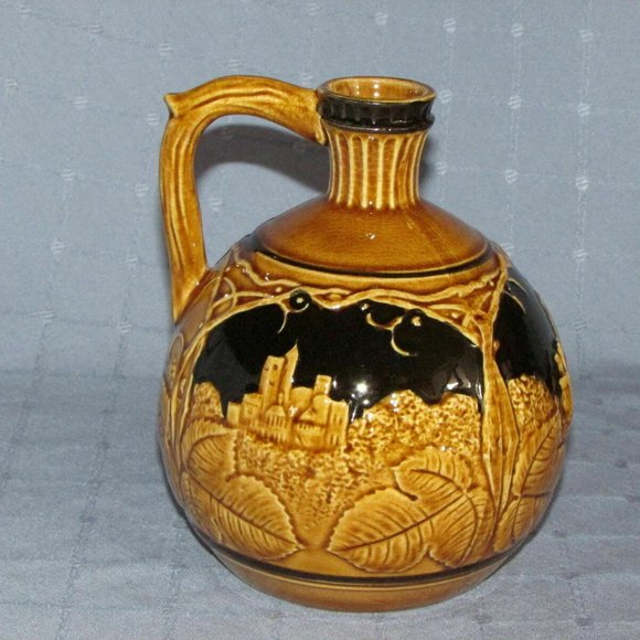 Vintage Liquor Decanter Set Mid-Century Ceramic Pottery Please Read Description - Picture 9 of 13